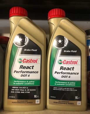 CASTROL ' REACT ' Performance Brake Fluid