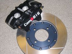 4-pot Caliper & Vented Disc Kit